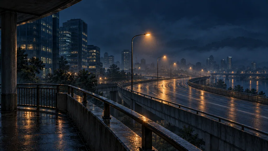 Rain on the Overpass cover